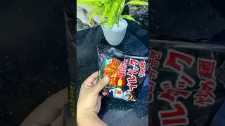 Spicy Buldak Ramen in 1 Minute! 🍜 🔥 #shorts