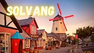 Solvang 🇩🇰 a Danish Village in California 🚶🏻 Walking Tour (with Captions)