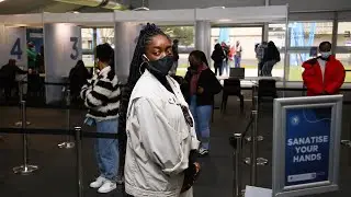 Students get vaccinated at the UCT Community of Hope Vaccination Centre