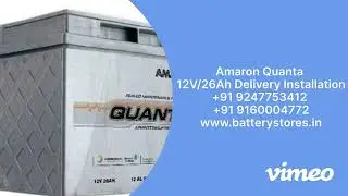 Amaron Quanta 12V 26ah Price - Amaron Quanta SMF Battery Delivery Installation Telangana 9160004772