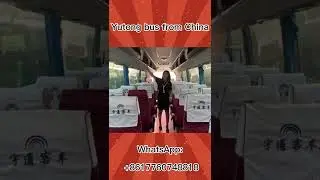 used Yutong buses from China with 30-60 seats are optional
