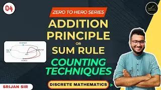 04 | Addition Principle | Sum Rule | Counting Techniques | Discrete Mathematics