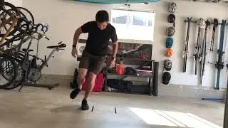 SIngle leg lateral hop test