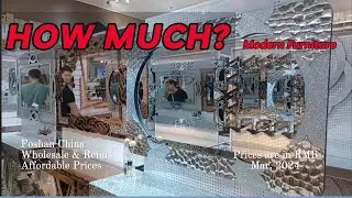 Modern Furniture with Prices Foshan China. Nov. 2023