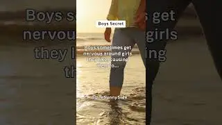Boys sometimes get nervous around girls they like, causing them to... #short  #shortvideo #facts