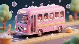 Pink Bus Bubble Bath Ride &ndash; Fun Kids Song & Nursery Rhyme