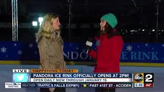 Pandora Ice Rink at Inner Harbor now open