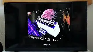 CMD SuperCPU testing with demo and C64OS + Wikipedia