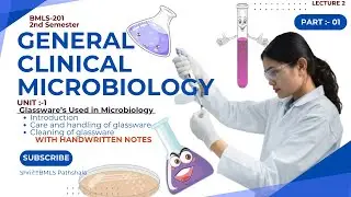 Glassware Used In Microbiology lab | Care and Handling | Cleaning of glassware | Part :- 1 | BML