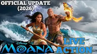 Moana Live Action 2026 | Full Movie Update Cast, Story & Trailer | Disney Epic Adventure