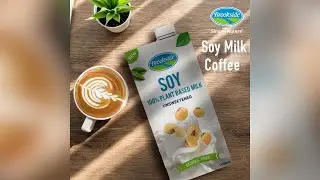 Soy Milk Coffee with Brookside Soy Milk 100%PlantBased #SimplyNature