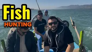 Friend Fishing Tour in Tarbell Dam, Pakistan