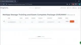 NetApp Exam Giveaway Winner - July 2025