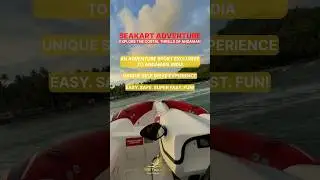 Feel the thrill of driving a Seakart on water in the stunning Andaman  #andamanislands #seakart