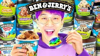 We Tried EVERY Ben & Jerry's Flavor!? (RANKING BEST to WORST!)