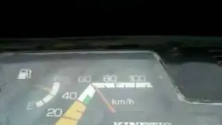 Kinetic Honda touching 80kmph | Speed | Kinetic | Scooter | Top speed