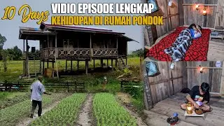 VIDIO LENGKAP MEMBANGUN KEHIDUPAN DIRUMAH PONDOK COMPLETE VIDEO BUILDING A 10 DAYS LIFE AT A COTTAGE