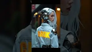 &ldquo;Grok on My Back &ndash; Humanoid Robot Style 🚀