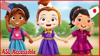 Sign Language Kids Song! Learn About BEST FRIENDS! BFF SONG!