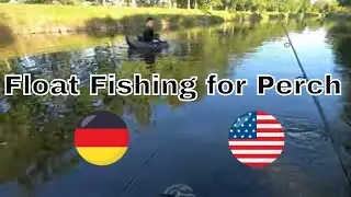 Tube Float Fishing for Perch in Germany.