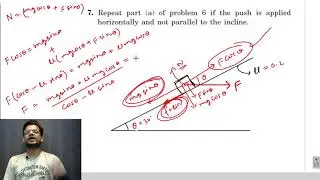 HC Verma chapter 6 friction exercise question 7 solution