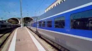 TGV Leaving Nice Ville