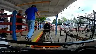 MAD MOUSE Roller Coaster, On-Ride POV, Little Amerricka, WI