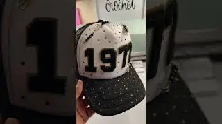 Who was born in 1972 ?? #smallbusiness #diyhat  #blingedoutcap #baseballcapcustom #customized
