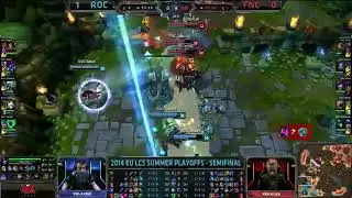 Roccat Celaver Tristana VS Fnatic Rekkles Kogmaw Game 2 Highlights   2014 EU LCS Summer Playoff HQ