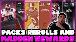 MUT REWARDS! PACKS HARVEST ROLLS AND TRAINING VARIETY PACKS! MADDEN 23 ULTIMATE TEAM!