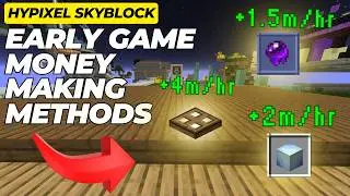 5 SIMPLE Ways to Get Rich Early Game in Hypixel Skyblock!