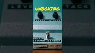 Shin's Music \ Sound Bender U.N.B.O.X.I.N.G #guitar #review #pedalboard #unboxing #effects #fuzz