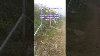 @naturekikitab SOLAR PARK FENCING #solar #fencing #chainlinkfencing #megawattsolarpark #KUSUM