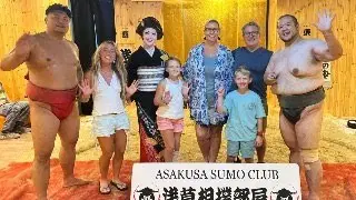 Review for Asakusa Sumo Entertainment Show with Chicken Hot Pot | Tokyo, Japan Family Adventure