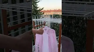 How To Hang a Shirt After Laundry #lifehacks #howto #simple #viral #fyp