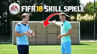 Wir spielen FIFA SKILL SPIELE in REALLIFE! XXL Kartons Challenge😱⚽️