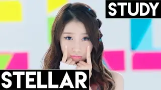 Stellar: Study Line Distribution (Color Coded)