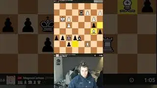 Magnus finds a nice Checkmate #chess #magnus #carlsen