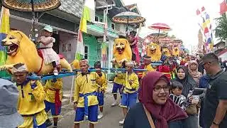Sisingaan aceng group pawai alegoris desa cikujang seranngpanjang subang