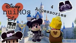DIY 4 CUTE ACCESSORIES for Disney Nuimos / Tutorial for Backpack/Purse/ Shoes / Hat