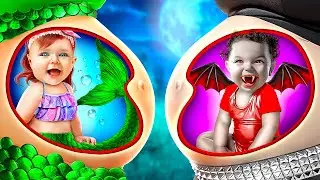 Sirène Enceinte VS Vampire Enceinte ! Astuces de Vie pour les Parents Enceintes !