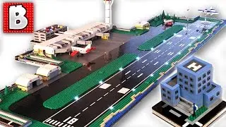 Giant LEGO Airport!!! | How To Build Micropolis LEGO City