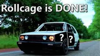 Making a Golf 2 Rollcage! Driving WITHOUT DOORS and FENDERS