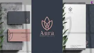 Aura Essential Oils - Marketing Collaterals & Logo Reveal