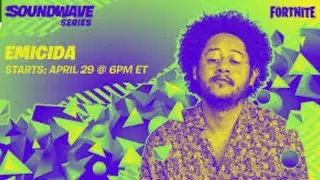 Soundwave series : Emicida | Fortnite live event