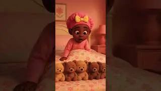 FIVE LITTLE TEDDY BEARS #nurseryrhymes #youtubekids