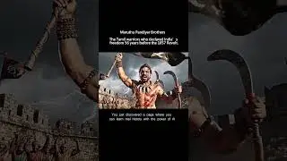 Maruthu Pandiyar Brothers:India&rsquo;sFirst Freedom Fighters Before 1857#MaruthuPandiyar​ #IndianHistory​