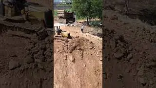 Mitsubishi BD2g Dozer Pushing Land 1426#shorts