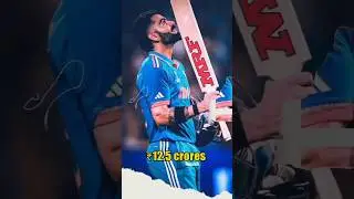 Most expensive bat sponsorship in cricket. #cricket #shorts