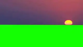 FREE HD Green Screen - SUNRISE TIMELAPSE